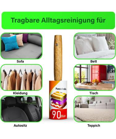 Purple Butterfly Bamboo Foot Roll - 540 Leaves Extremely Adhesive | 6 Rolls + Bamboo Grip & Dust Cover | Perfect for Clothing Car Sofa - International Shipping Available - Buy Online on GoSupps.com