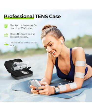 AUVON 3-in-1 TENS Machine for Pain Relief with 32 Modes & 40 Intensities Dual Channel TENS Unit Muscle Stimulator & EMS Relax Machine with EVA Travel Case 10 Pcs TENS Unit Electrodes Pads - Buy Online on GoSupps.com