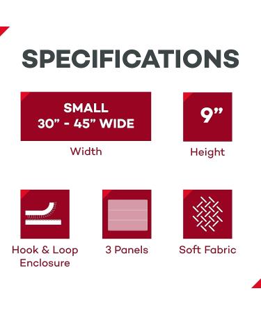 Dealmed Small Abdominal Binder 3-Panel 9 Waist Compression Wrap for Women and Men | Waist Support Belt for Core Stability and Muscle Tone - Buy Online on GoSupps.com