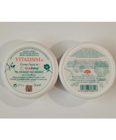 Sindolor Presents VITALISIM II by VIDASANA Moisturizing Facial Cream With Snail Slime - Buy Online on GoSupps.com