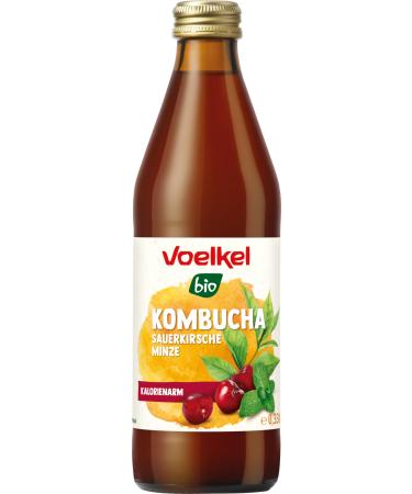 Voelkel Organic Kombucha Sour Cherry Mint (6 x 0.33 l)