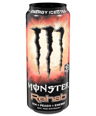 Buy Monster Energy Ultra Gold & Rehab Peach - Caffeine Energy Drink Bundle (12x500ml) - Non-Carbonated Refreshing Iced Tea with Peach & Pineapple Flavor - International Shipping Available - Buy Online on GoSupps.com