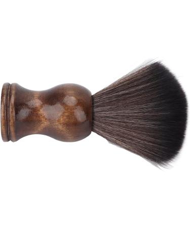 Neck Dust Brush & Shaving Brush - Soft Hair Wooden Handle Skin-Friendly for Home Hair Salon | International Shipping - Buy Online on GoSupps.com