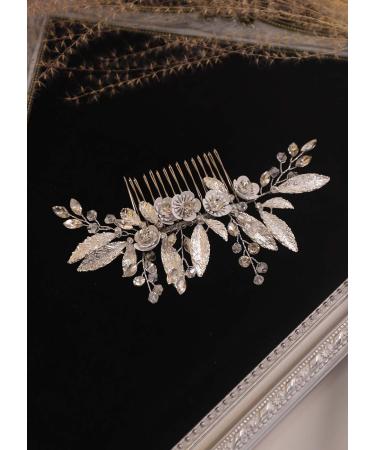 Kercisbeauty Wedding Bridal Headpiece | Vintage Boho Hair Comb with Rhinestones | Handmade Art Deco Jewelry for Brides & Bridesmaids - Buy Online on GoSupps.com