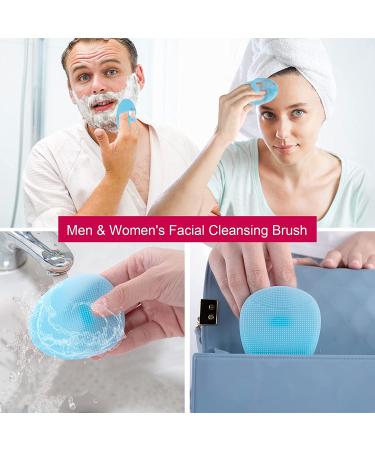 INNERNEED Silicone Face Cleanser and Massager Brush - Pack of 4 | Gentle Manual Facial Scrubber for Sensitive and Dry Skin - Buy Online on GoSupps.com
