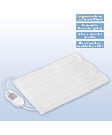 PROFICARE Heating Pillow PC-HK 3059 | Automatic Switch-Off 3 Temperature Levels Overheating Protection & Quick Heating - Ideal Electrical Heat Pillow for Ultimate Comfort - Buy Online on GoSupps.com