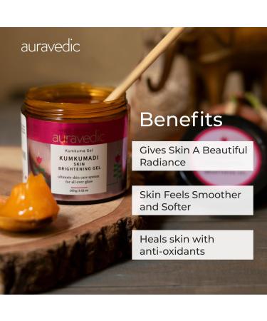 Kumkumadi Gel - Saffron Infused Moisturizer for Dull Skin | Hydrating & Illuminating Face Cream for All Skin Types | 3.53 Oz/100g - Buy Online on GoSupps.com