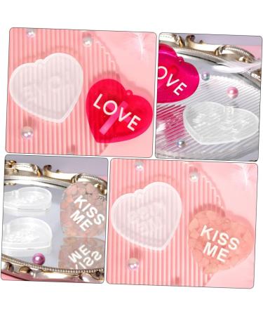 VILLCASE 4 Pcs Love Silicone Mold Silicone Keychain Wedding Resin Molds Diy Supply Lovers Bags Supplies As Shownx2pcs 6.7X6cmx2pcs - Buy Online on GoSupps.com