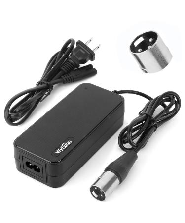24V 2A Electric Scooter Charger XLR for Go-Go Elite Traveller Plus HD US, Ezip Mountain Trailz, Jazzy Power Chair Charger, Pride Mobility for XLR