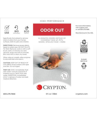 Crypton Upholstery Gold & Purple Stain Remover Kit with Odor Out Deodorizer - 8 fl. oz. | International Shipping Available - Buy Online on GoSupps.com