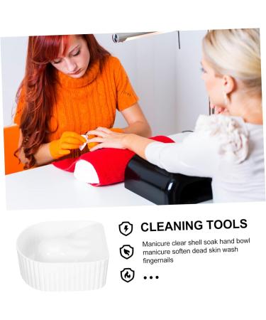 FOMIYES Manicure Hand Soak Bowl Hand Tools Manicure Bowl Nail Soak Bowl Manicure Tools Nail Tools Dampen Dish for Nails Gel Nail Polish Manicure Soaking Bowl Manual Supplies White Acrylic - Buy Online on GoSupps.com