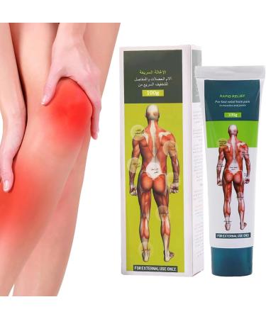 Pruojhw Knee cream muscle massage cream 100 g soothing nongreasy body care for legs back shoulders daily use work home on the go training - Buy Online on GoSupps.com