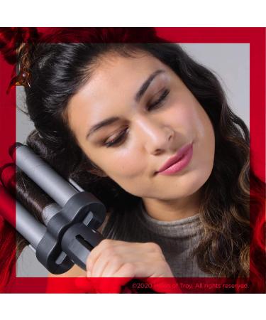 REVLON 3 Barrel Jumbo Hair Waver for Long-Lasting Natural Waves - Grey - Buy Online on GoSupps.com