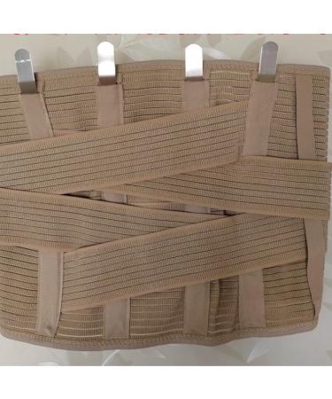 Back Support Back Brace Lumbar Support Widen Back Brace Waist Back Posture Corrector Breathable Lumbar Corset Back Support Belt(Large) Large Brown - Buy Online on GoSupps.com