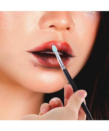 FOYTOKI 15 Pcs Silicone Eyeshadow Brush Make up Sponges Lip Balm Brush Makeup Tool Plastic Handle - Buy Online on GoSupps.com