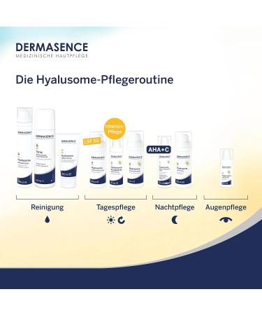 Dermasence Hyalusomes Night Care 50ml - Regenerating Anti-Aging Cream for Low-Moisturizing Skin - Hydrating Mask with Hyaluron & Night Candle Oil - Buy Online on GoSupps.com