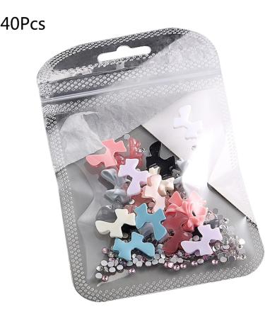 Versatile Nail Art Supplies 1Bag Tie Kit DIY Nail Art Decoration For Nail Decor Nail Decorations For Nail Art A B - Buy Online on GoSupps.com