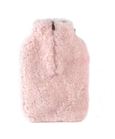 Shepherd of Sweden | Kerri Genuine Sheepskin Luxurious Hot Water Bottle Cover | Large W:22cm x H:34cm (Pink) Rosa