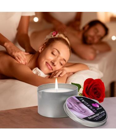 LOVE PLAY Massage Oil Candle - Vegan Relaxation & Hydrating Skin Care | International Shipping Available - Buy Online on GoSupps.com