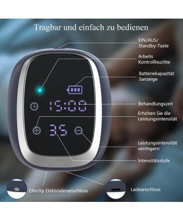 KTS Sleep Aid Device - CES 2.0 Hypnotic Muscle & Nerve Stimulator for Anxiety, Migraines, Headaches - Rechargeable Portable Insomnia Relief - Buy Online on GoSupps.com