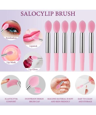 Shop WLLHYF 12PCS Silicone Lip Brush Set | Professional Makeup Tools for Lipstick Eyeshadow & Face Masks - Perfect for Beauty Enthusiasts - Buy Online on GoSupps.com
