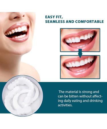 Adjustable Snap On Dentures Temporary Veneers Kit for Women and Men Tooth Replacement Kit Nature and Comfortable (1 Count (Pack of 1) - Buy Online on GoSupps.com