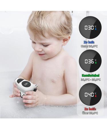 Bigkeyeoy Baby Bath Thermometer for Newborns | Digital Water Thermometer with Visual Alarm | Floating Toy Children's Bathing Thermometer | Safe Bathing Solution - Buy Online on GoSupps.com