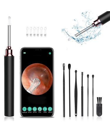 Ear Wax Removal - Ear Cleaner with Camera  Ear Wax Remover Otoscope with Light  Ear Wax Removal Tool  Ear Cleaning Kit with 6 Pcs Ear Set  WiFi Connected  for iPhone  iPad  Android Phones