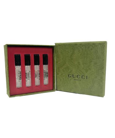 Gucci Sample Perfume WOMEN GIFT SET Bloom Guilty Pour Femme Flora Gorgeous Gardenia Flora Gorgeous Jasmine - 1.5 ml / 0.05 oz - set of 4 spray samples (9100)