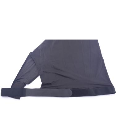 Leberna Lycra Stretch Horse Hood with Zipper - Full Face Neck Cover - XL Black | Ultimate Comfort & Protection for Horses - Buy Online on GoSupps.com