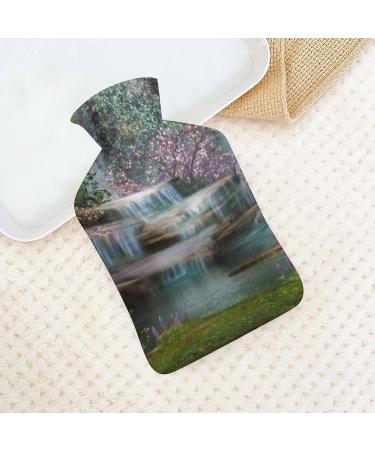 Hot Water Bottle with Lid - Premium Rubber Hot Water Bag for Pain Relief Cramps Foot Warmer & Hot/Cold Therapy - Ships Internationally - Buy Online on GoSupps.com