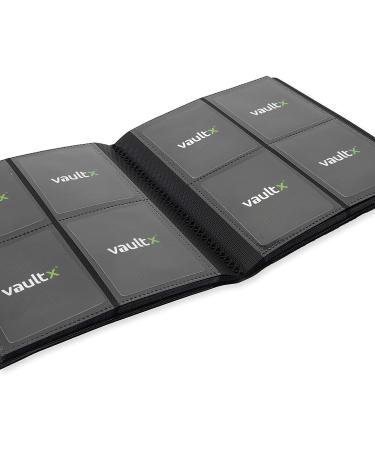 Vault X 4 Pocket Trading Card Album Binder - 160 Side Loading Pockets for TCG Black - Buy Online on GoSupps.com