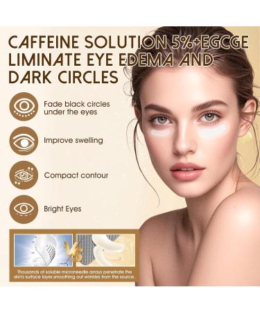 Serum Yeux+Patch Micro Aiguilles Contour des Yeux Anti Rides Cafeine Contours des Yeuxs Caf ine 5% + Egcg Serum Contour des Yeuxs Serums Yeuxs Anti Cernes et Poche 30 ml (Lot de 1) - Buy Online on GoSupps.com