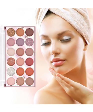 Makeup Eye Shadows - 18 Colors Waterproof Cosmetics Highly Pigmented Eye Makeup Natural Velvet Colour for Make Up Fans Sillervan 1 count (Pack of 1) - Buy Online on GoSupps.com