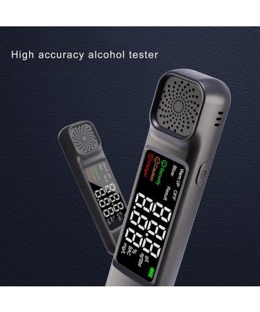 Portable Breathalyzer USB Charging High Accuracy Alcohol Tester with LED Display for Measurement Accurate Reading - Buy Online on GoSupps.com
