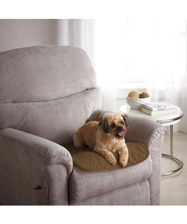 Americare Washable Waterproof Seat Protector Pad 21 x 22 - Reusable Furniture Cover for Elderly, Kids, Pets - Ultra Absorbent Pee Pad (Brown) - Buy Online on GoSupps.com