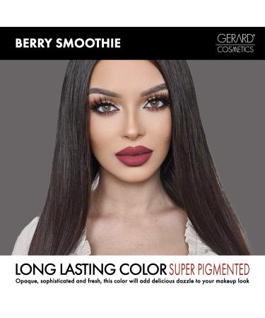 Gerard Cosmetics Berry Smoothie Lipstick - Creamy & Buttery Formula for Flawless Pout, Rich Pigmented Color, Satin Finish - 0.14 oz - Buy Online on GoSupps.com