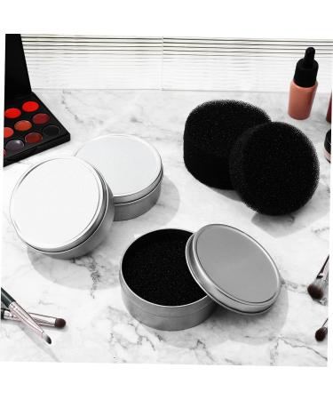 Beavorty 12 Sets Makeup Brush Cleaning Box Sponge Make-up Brush Makeup Cleaner for Color Lazy Eyeshadow Makeup Brush Tool Brush Cleaner Cosmetic Brush Cleaning Make up Tinplate Cleaning Pad - Buy Online on GoSupps.com
