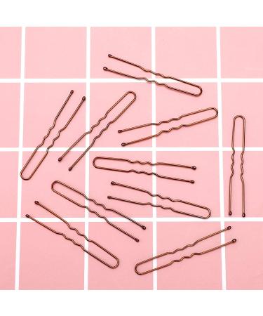 AIEX 50-Piece U-Shape Hair Needle Set - Brown Hair Clips for Women & Salons | Safe Hold & Styling - Buy Online on GoSupps.com