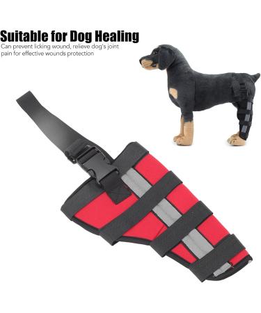 Dog Hind Leg Brace Dog Supplies Dog Health and Supplies Comfort Dog Knee Pads Brace to Heal Pain Caused by Surgery with Reflective Strip Dog Health and (S) - Buy Online on GoSupps.com