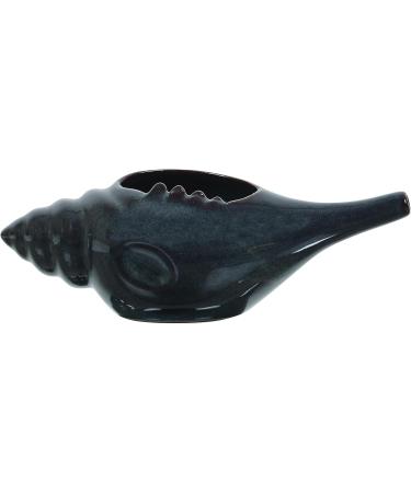Qimacplus Leak Proof Durable Ceramic Neti Pot Non-Metallic and Comfortable Grip | Microwave and Dishwasher Friendly Natural Treatment for Sinus and Congestion Attractive Designed (Blue) Mat Blue - Buy Online on GoSupps.com