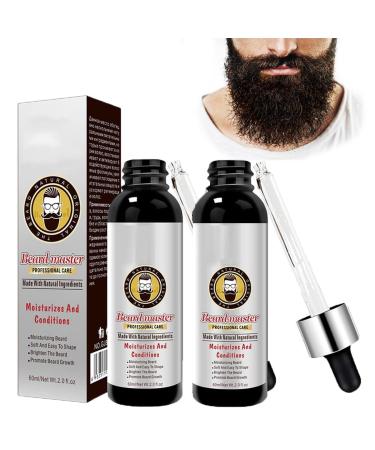 ExQst BeardMax Organic Oil Growers All Natural Beard Oil Bart l BartwachtumSerum Bart l promotes hair growth on the face of men 2PCs