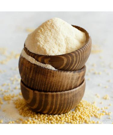 Organic Shipetaukin Millet Flour 2.5 lbs - Gluten Free, Non-GMO, Multi-Purpose - Buy Online on GoSupps.com