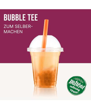 Inspire Food Bubble Tea Pearl Maracuja - Vegan Popping Boba Pearls & Tapioca Fruit Beads | 3.2kg Gluten-Free Boba Pearls without Artificial Dye - Buy Online on GoSupps.com