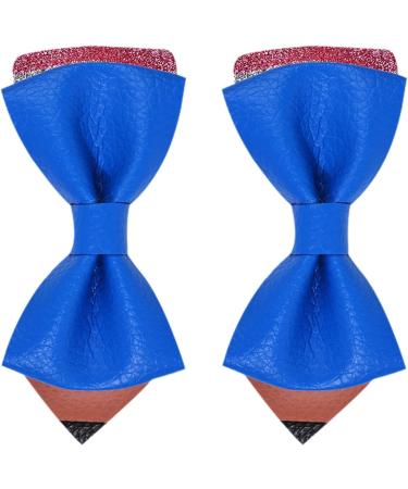 Fun Hair Clips | Pencil Bows Clips Ponytail Holder Hairgrips School Hair Accessories Unique Hair Pin Clips for Kindergarten Students on First Day of School Blue - Buy Online on GoSupps.com