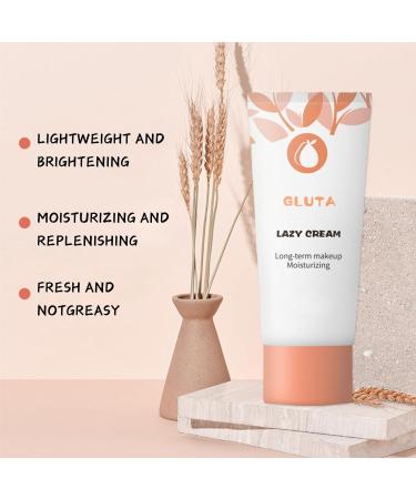 Tone-Up Cream For Skin Lightening Brighten Vitamin C Moisturiser for Face Long Term Make Up Hyaluronic Acid Moisturiser Lazy Facial Creams for WWomen All Skin Type Face&Body - Buy Online on GoSupps.com