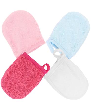 FRCOLOR 8 Pcs Cleansing Finger Tips & Makeup Remover Mitts | Soft Fiber Face Cleaning Gloves | Assorted Colors - Perfect for Gentle Makeup Removal - Buy Online on GoSupps.com