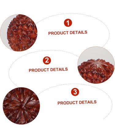 Buy Lurrose 2-St Carving Wood Baoding Stress Balls - Chinese Hand Massage Balls for Relaxation | International Shipping - Buy Online on GoSupps.com