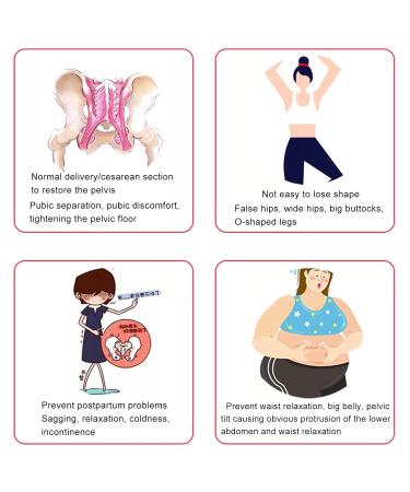 Postpartum Support Recovery Belt | Adjustable Pelvic Hip Repair for Posture & Pelvic Correction - Buy Online on GoSupps.com