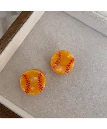 Soccer Hair Claw Clip Funny Claw Clip Hair Banana Barrette Anti-slip Girl Hair Clip Ponytail Clamp Cartoon Hair Clip For Women Kids Orange Soccer - Buy Online on GoSupps.com